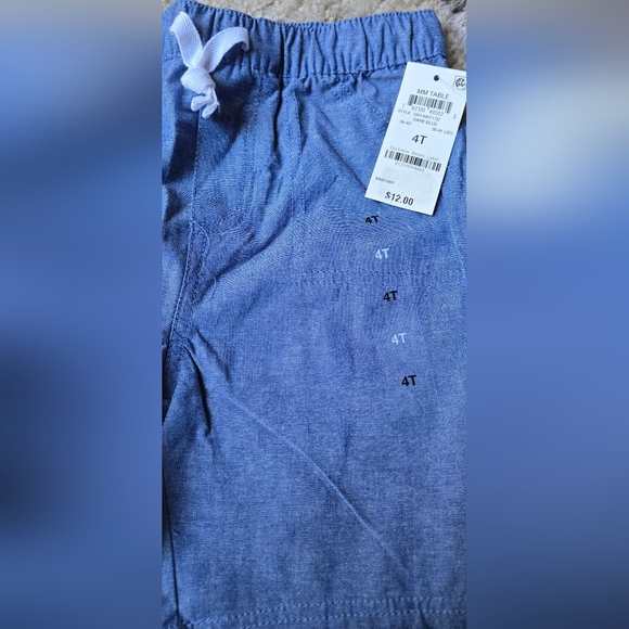 First Impressions Blue Toddler Shorts - Picture 2 of 5